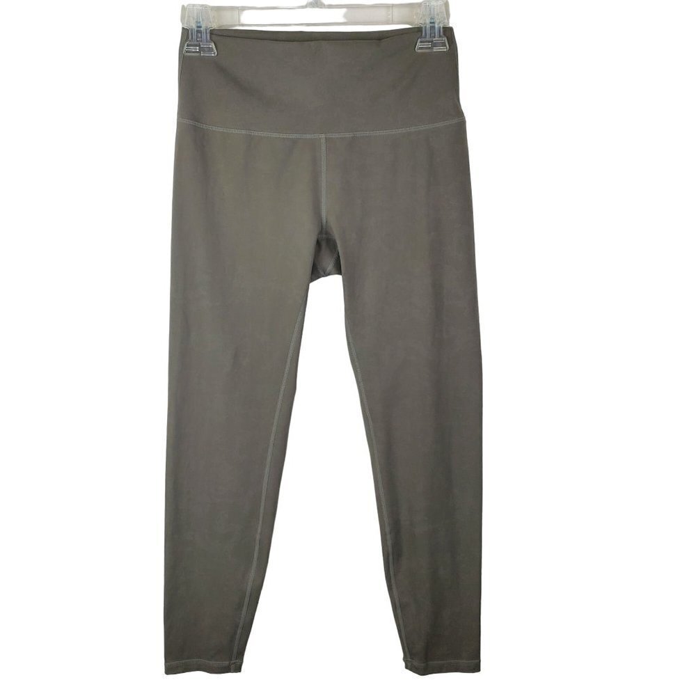 Zyia Active Cropped Leggings 4‎ Soft Moss Green